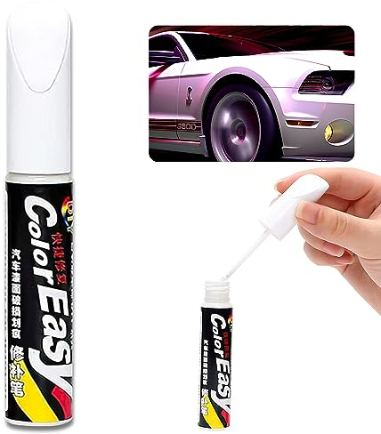 Auto Lackstift, Auto Reparatur Lack Auto Pinsel, Lackreparaturstift Auto Reparatur, Lackstift Auto, Autokratzer Reparaturmittel, Lackstift Auto Lack Reparatur für Auto Kratzer Reparatur, 1 Stück(Weiß)