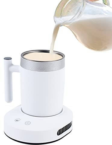 Taza inteligente con control de temperatura de 5 ~ 55 ℃, 20 min, taza de café con calentador, taza enfriadora en una, refrigeración, calefacción, café, leche, cerveza, bebida, mini bebida portátil, en