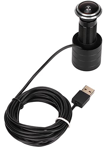 Cat Eye Kamera, Türaugenlochkamera Weitwinkel 1080P 2 Millionen Pixel Laufwerksfreie USB HD Gucklochkamera für Zuhause