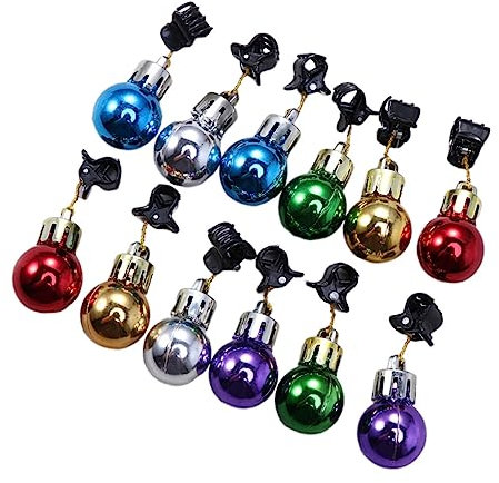 Bartclips Bartschmuck Kunststoff 48stücke Weihnachten Geschenkideen