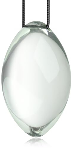 Plug anal en cristal, Butt Plug pour femmes et hommes Gode en verre Analdilos Perles anales en cristal Femme Boules anales en cristal Penis Butt Plug Jouets anaux (L)