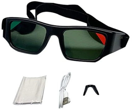 Harilla Trainings-Strobe-Brille, Dribble-Brille, verstellbares Trainingszubehör, Sehtrainingsbrille, Brille für Basketball, Softball