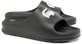 Lacoste Serve Slide 2.0 Damen-Slipper, Schwarz, 46 EU