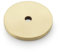 Round Kitchen Door Knob Backplate - Satin Brass 30mm Diameter Circular Plate
