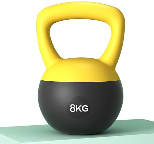 Iron Sand Soft Kettlebell,Geeignet Für Haus Und Gym Training,4-10kg,Für Frauen Männer Oder Kinder (8kg)
