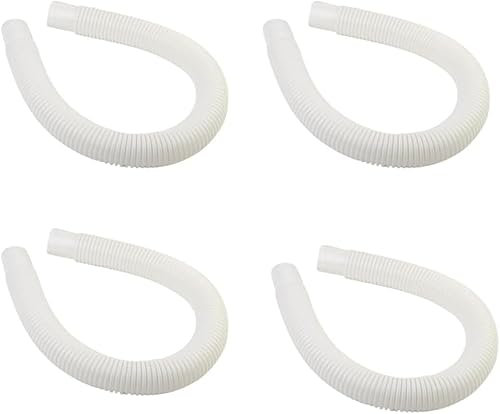 Daaxing Swimming Pool Replacement Hose, Above Ground Pool Skimmer Hose Pipe Spare Part Fits Intex Surface Skimmer, 10531, 1.5in*3in, 4PCS