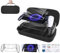 Gopiiphon PlayStation Portal Case 5 in 1 Ps Portal Case Portable Hard Shell Accessories Bundle for PlayStation Portal with 2 Screen Protector,Clear Protective Case and 2 Sticker for Ps5 Portal