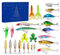 Adventskalender 2024 Weihnachtsangelkalender Kreativer Weihnachtsangelkalender Countdown-Kalender Neuartige Angelköder Adventskalender Geschenke