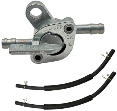 YGQ Robinet de carburant en ligne robinet essence moto 4,8 mm 3/16 pour générateurs Baja Nini ATV Dirt Super Pocket Mini Bike Go Kart Moto Tao Tao 50 70 cc 110 cc 125 cc