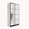 KIER FURNITURE Kleiderschrank mit Spiegel - Schrank Schlafzimmer - Garderobenschrank Flur Diele - Ausziehbare Kleiderstange - Eden v2 - BxHxT 104,8x205x39cm - 2 Türen - Weiß
