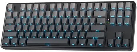 Redragon K707 PRO GB 80% Wireless Gasket RGB Gaming Keyboard, 3-Modes Gradient TKL Mechanical Keyboard w/Hot-Swap Socket, PBT Round Keycaps & 5-Layer Noise Dampening, Custom Linear Switch