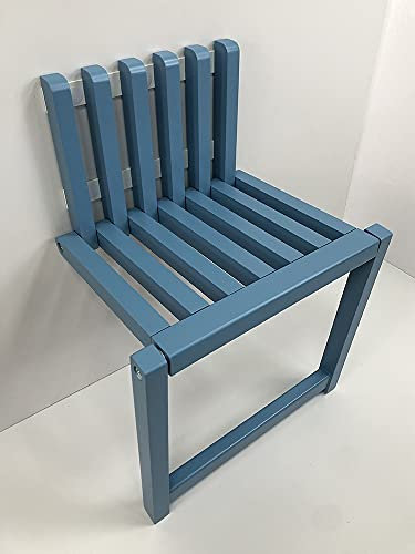 Klappbare Bank zur Wandmontage mit 150 kg Kapazität für Eingangsbereich, Badezimmer oder Wohnzimmer, platzsparend, kreatives hohles Design, perfekt für kleine Räume