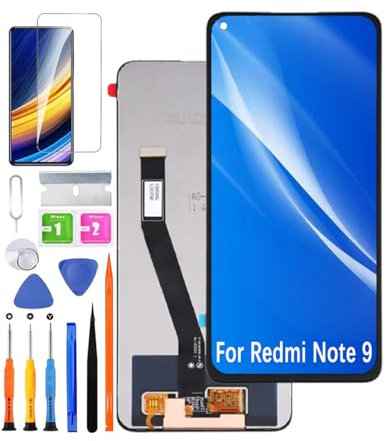 HLYGZX Pantalla de repuesto para Redmi Note 9 LCD, M2003J15SC M2003J15SG M2003J15SG, M2003J15SS, pantalla LCD, pantalla táctil, digitalizador, kit de piezas de reparación