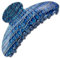 Pince Cheveux Femme Originale - Barrette Luxe Motif Coloré - Accessoire Chic et Durable pour Cheveux Épais - Pince Crabe Élégante (Bleu Clair)