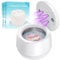 Ultrasonic Retainer Cleaner, 45kHz Ultrasonic Denture Cleaner with U-V Light, Ultrasonic Retainer Cleaner Machine for Dentures, Aligner, Mouth Guard, Whitening Trays, Toothbrush Head, Jewelry