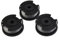 3 Stück für Bosch Ersatzspule 4 m für EasyGrassCut 23 26 18 18-230 18-260 18-26 Rasentrimmer F016800569
