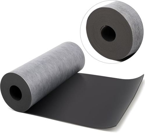 Frienda Schalldämmung aus Vinyl, 450 g, Schalldämmung für Schallabsorber, 2 mm dick, Anti-Vibrationsdämpfungsmaterial, 0,4 x 7,6 m