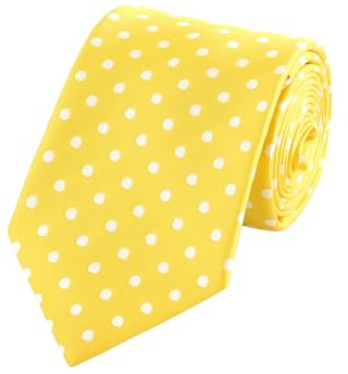 WANYING Herren 8cm 3,15 Klassische Krawatte mit Tupfen Allover Binder Schlips Formelle Business Hochzeit Feiertage Alltag Länge 148cm - Gepunktet