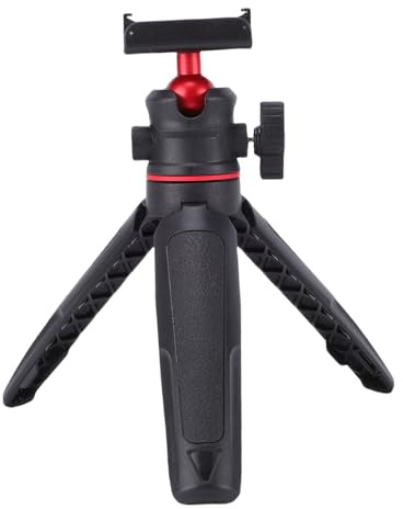 Jectse Trépied pour Perche à Selfie pour Appareil Photo Action 5 Pro, Trépied Extensible, Léger et Portable pour Vlog de Voyage, Mini avec Tête Sphérique, Installation