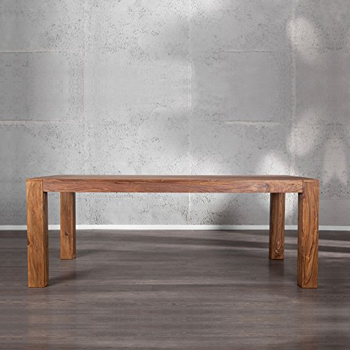 cagü Esstisch Salem Sheesham massiv Holz 160cm x 90cm