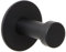 Gedotec Garderoben-Haken | UP | Aufhänger Tiefe: 32 mm | 1 Stück | schwarz Kleiderhaken Edelstahl | Wand-Garderobe zum Schrauben | Mantelhaken Vintage | Design Wandhaken mit Befestigungsmaterial