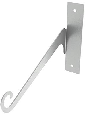 ChattenGlut Wand-Halterung für Weihnachtsstern außen I Wandarm aus rostfreiem Edelstahl I Weihnachtsdeko aussen I Wandhalter Blumenampel für ca. Ø 60 cm