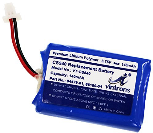 VINTRONS 86180-01, 84479-01, CS540, C054 Battery For Plantronics CS540, C054, Savi CS540 Wireless Headset,