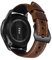 MroTech Lederarmband 22mm kompatibel mit Samsung Gear S3 Frontier/Galaxy Watch 46mm/Watch 3 45mm Armband Rindsleder Ersatzarmband für Huawei Watch GT/GT2/GT3 46mm Armband Retro braun