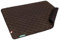 Doctor Bark Hundedecke Fleece Wendedecke - Flauschige, robuste Hundematte für sehr große Hunde - Liegedecke, waschbar bis 95°C (XXL - 140x110 cm, Braun/Braun)