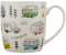 Puckator Wildwood Wohnwagen Tasse aus Porzellan