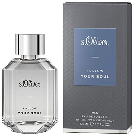 s.Oliver® Follow Your Soul Men | Eau de Toilette - maskulin & verführerisch - perfektes Accessoire für Herren mit stilvollem Auftritt und beeindruckender Coolness | 50 ml Natural Spray Vaporisateur