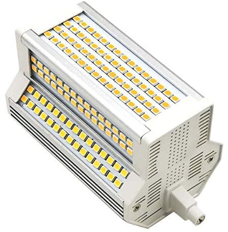 QLEE R7S LED-Lampe 50W Warmes Licht Dimmbar 3000k Double Ended J118 J Typ118 mm 4.64 LED Flutlicht 5000LM Äquivalent 500W Halogen Stehleuchte 200 Grad Drinnen und draußen…