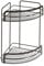 METALTEX ITALIA S.P.A. Corner basket 2 Tiers, Black, 20x20x30