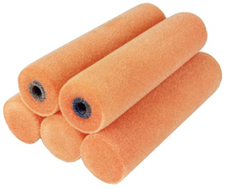 Lot de 5 rouleaux de peinture en mousse 150 mm Ø 6 mm