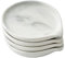 Soporte de cuchara de cerámica para encimera de cocina, apto para lavavajillas, decoración de mármol, soporte de cuchara para cocina, 3.5 pulgadas, 4 unidades