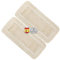 Okaei 2 fundas para mopa (60 cm), para limpieza en seco y húmedo, funda para todos los soportes y prensas comunes de fregona – Funda de alta calidad beige