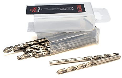 Ferrcan- Forets pour métal HSS DIN338 M2 (pack de 10 unités par taille) (5mm)