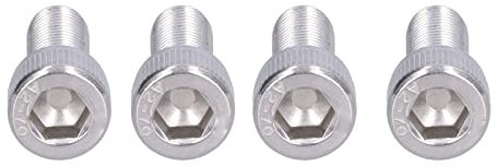 Bullone esagonale, vite a brugola di fissaggio 1,25 mm passo fine 4 pezzi per l'industria automobilistica per lavori fai te per l'edilizia(M10*25)