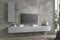 Wuun® TV-Schrank Lowboard Somero | 100cm bis 360cm | Korpus Perl-Matt-Grau - Front Perl-Matt-Grau