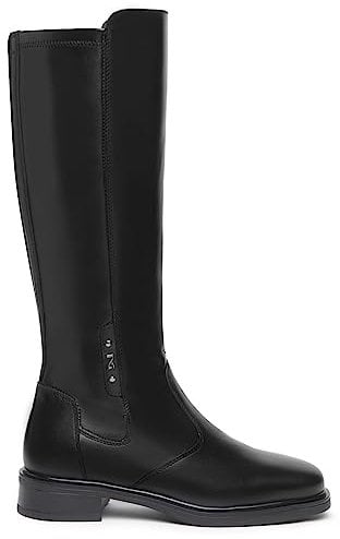 Nero Giardini I308812D Stivali Donna in Pelle E Materiale Tecnico - Nero 40 EU