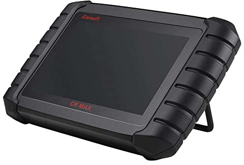 iCarsoft CR MAX Professionelles Multimarken-Fahrzeugdiagnosegerät zur Fehleranalyse, Lesen und Löschen Aller Fehlercodes der Systeme wie Motor, Getriebe, ABS und Airbag, Schwarz