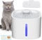 Nestling Fontanella per Gatti e Cani 3L Silenziosa,Fontanella con Luci A LED,Distributore d'Acqua Con 3 Filtri al Carbon
