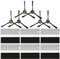 RANRAO Partes de Repuesto para aspiradora para Silvercrest SSRA 1, Kit de Repuesto para Robot Aspirador para Silvercrest SSRA 1