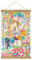 Anime Card Captor-Sakura Scroll-Poster Stoffbild Kunst Holz DIY Rahmen Hängender Druck Aufhänger für Raumdekoration Öl Leinwand Kit Geschenk