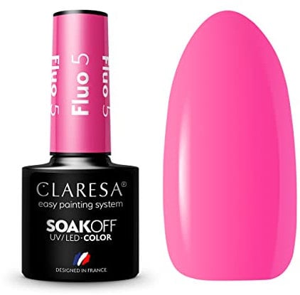 5 Vernis Fluo UV 5ml Claresa