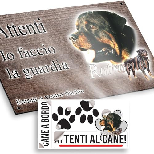 Attenti al cane Rottweiler
