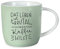 Grafik-Werkstatt Kaffeetasse mit Spruch 300 ml Porzellan Tasse Das Leben ist brutal, Grün