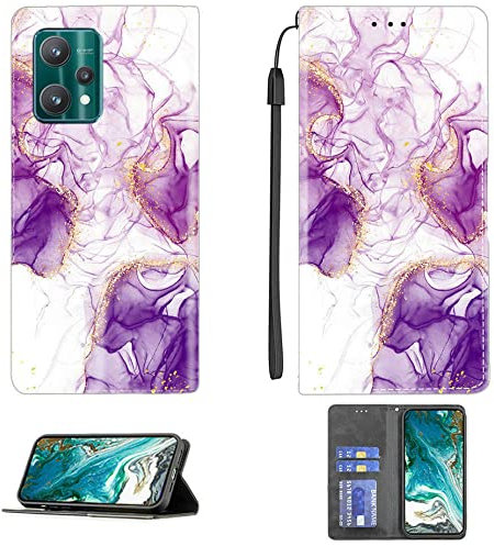 Aroepurt Cover per Realme 9 PRO Custodia Comaptibile con Realme 9 PRO Case Custodia Cover Supporto Premium in PU CPT46