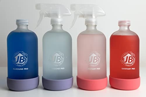 JBsol DreamTeam Set - nachhaltig, vegan, biologisch abbaubar, wiederverwendbar, refill - Allzweckreiniger + Badreiniger