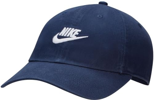 Nike FB5368-410 U NK Club Cap U CB FUT WSH L Hat Unisex Adult Midnight Navy/White Größe S/M